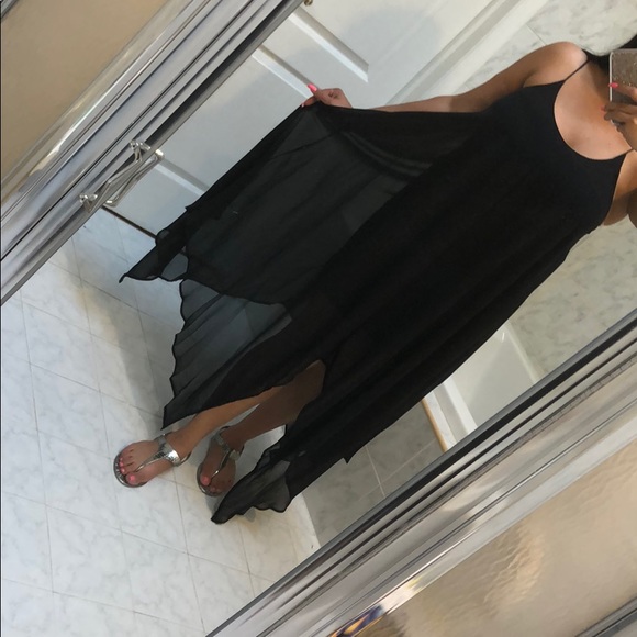 CHIFFON STYLE MAXI DRESS - Picture 3 of 8